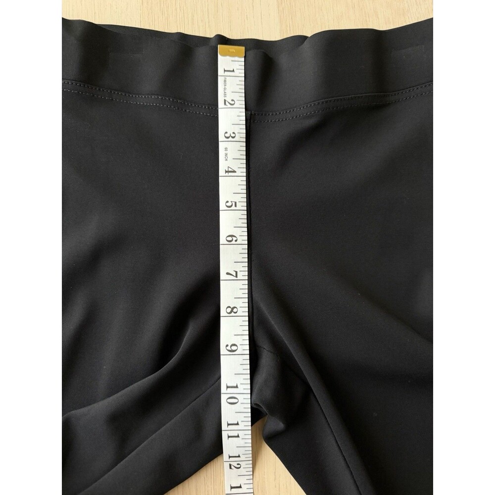 Cache Black Ankle Cutout Leggings Women Glam Pants Laser Stretch Elastic Waist M - Picture 5 of 10